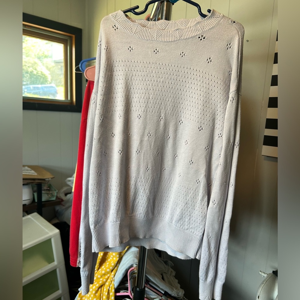 Lauren Conrad light blue light sweater